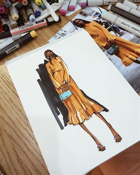 Fashion Illustrator Artist Marinasidneva • Instagram Photos And