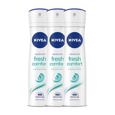 Nivea Fresh Comfort Deodorant 150 Ml Pack Of 3 Loot Deal