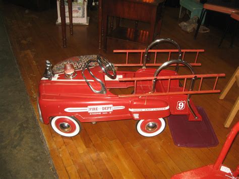 Vintage Fire Truck Pedal Car Pedal Cars Fire Trucks Car