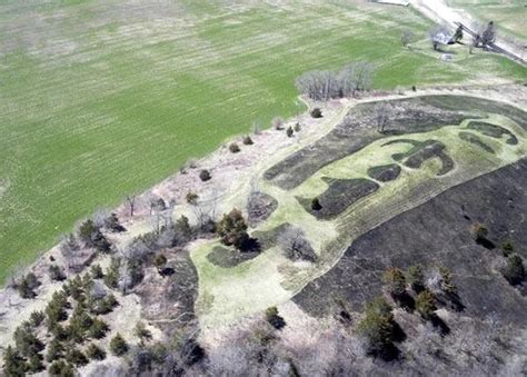 Preserved Effigy Mounds Richland Center Wisconsin
