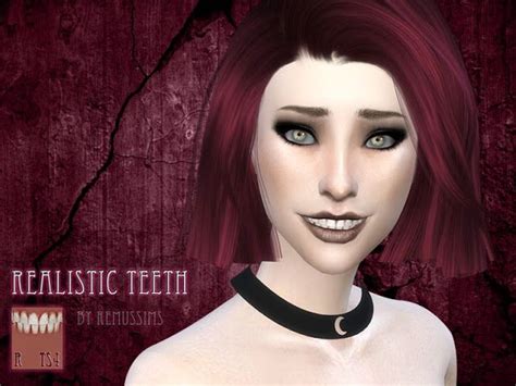 The Best Realistic Teeth By Remus Sirion Sims 4 Sims Best Sims