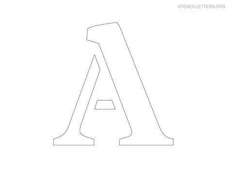 Free Large Printable Letter Stencils Best Images Of Medium Alphabet