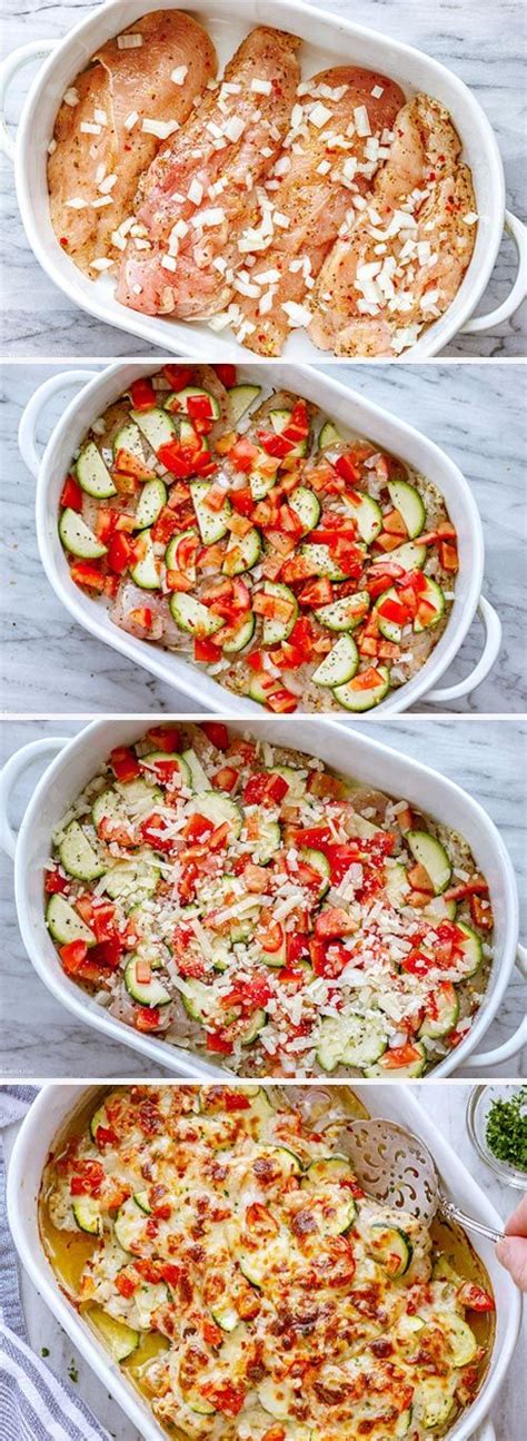 Mediterranean Chicken Zucchini Bake In 2024 Chicken Dishes Recipes