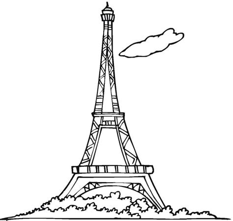 The Eiffel Tower Coloring Page Download Print Or Color Online For Free