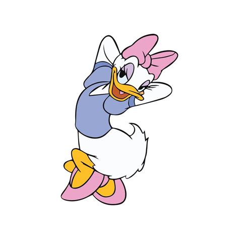 Daisy Duck Disney Posing Relaxing Donald Girlfriend Disney Etsy