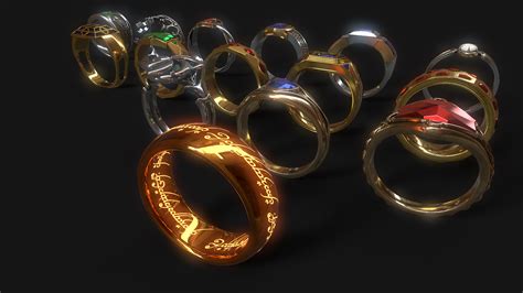 The 20 Rings Of Power Lotr Flippednormals