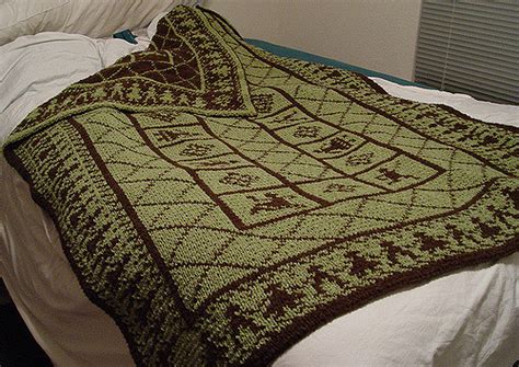 Ravelry Double Knit Folkloric Afghan Pattern By Mary Jane Protus