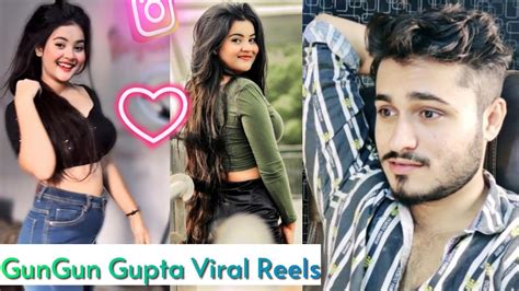 Gungun Gupta New Viral Instagram Reels Videos Reaction Youtube