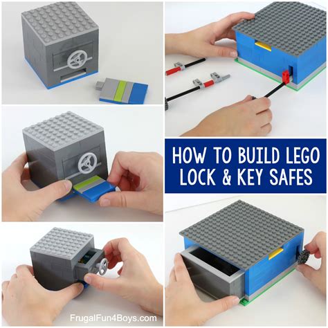 How To Build Lego Safes With Lock And Key Frugal Fun For Boys And Girls