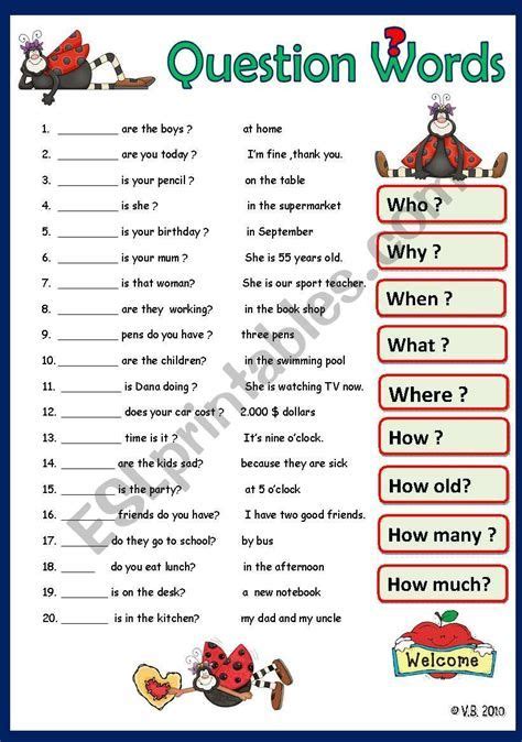Wh Questions Esl Worksheet By Bloodsugar English Conversation For