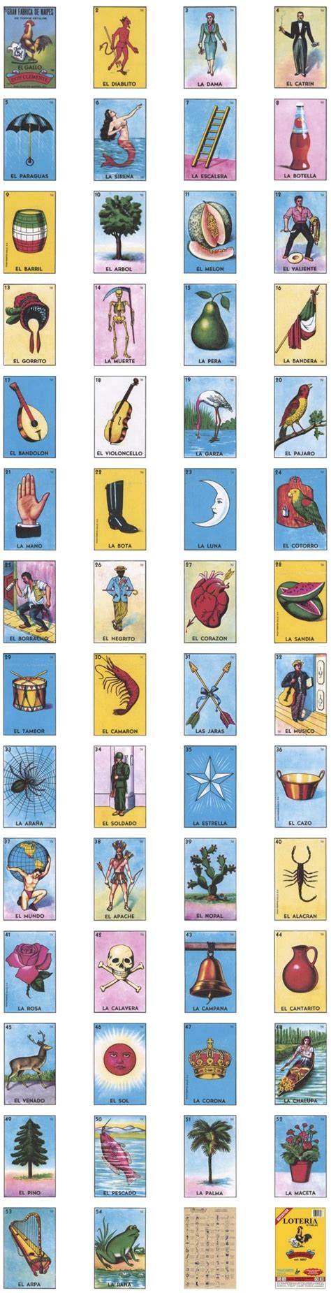 Loteria Cards Printable 91 Images In Collection Page 1 Loteria