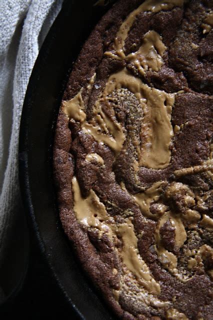 Salted Sugared Spiced Sea Salted Chocolate Peanut Butter Skillet