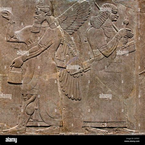 Mesopotamia Iraq Kalhu Assyria Assyrian Museum Hi Res Stock Photography