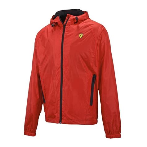 Ferrari Windbreaker Jacket Red Ferrari Jacket Ferrari Jacket Men