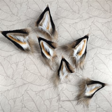 Realistic Ears Lynx Ears Caracal Ears Steppe Lynx Ears Etsy