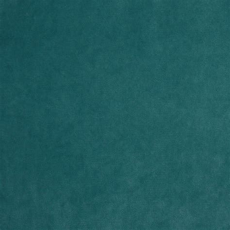 Teal Blue And Teal Solid Velvet Upholstery Fabric