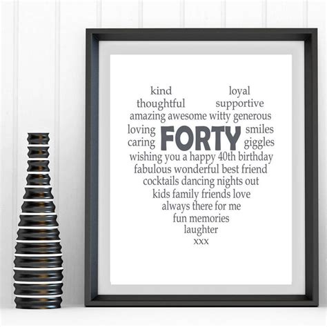 Personalised Th Birthday Print By Tillybob And Me Happy Th