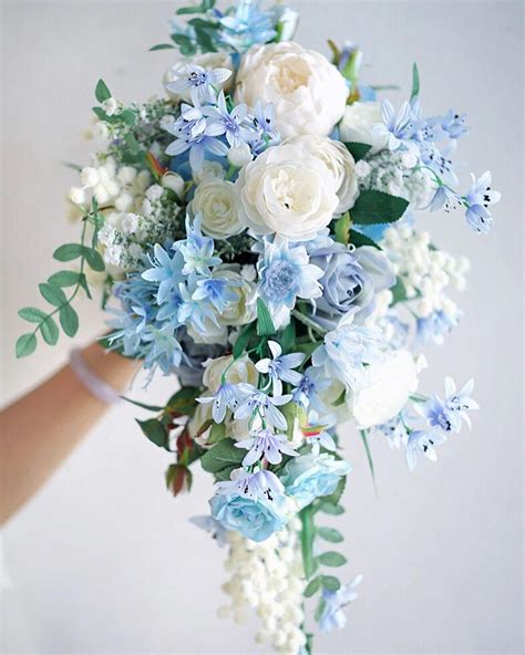 See more ideas about wedding bouquets, wedding, bridal bouquet. Pin by AliciaHeeg on Wedding | Blue wedding bouquet ...
