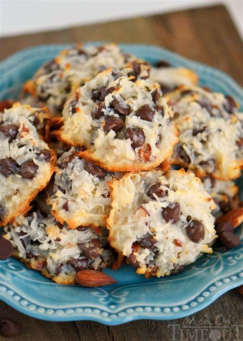 Roasting them with a mixture of honey, salt, sesame seeds and cayenne pepper makes for a crunchy, elevated take on this superfood nut. Almond Joy Cookies - Just 4 Ingredients! - Mom On Timeout
