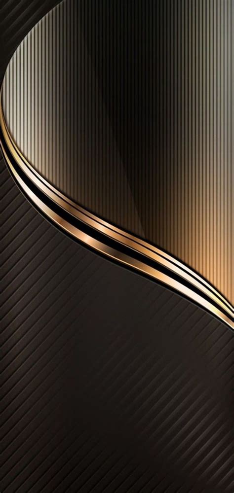 Oneplus 6 Background With Dark Gold Elegant Wallpaper Hd