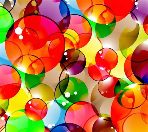 Colorful Abstract Background Bubbles Bubbles Background