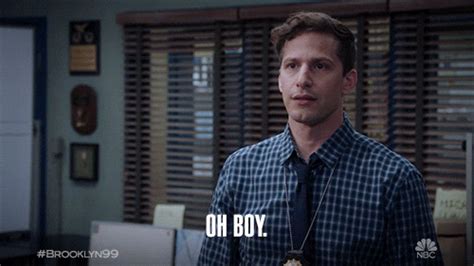 Andy Samberg Jake Peralta  By Brooklyn Nine Nine Find And Share On Giphy