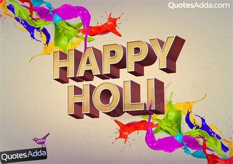 Happy Holi English 3d Wallpapers Inspiring Quotes