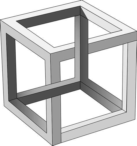 Cube Escher Gradient Mc · Free Vector Graphic On Pixabay