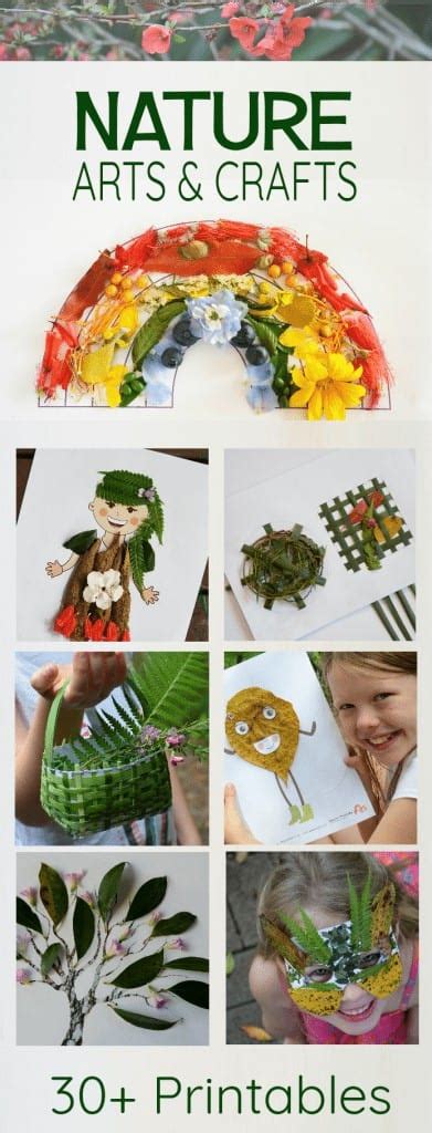 Nature Arts And Crafts Printable Activity Pack For Kids Rhythms Of Play