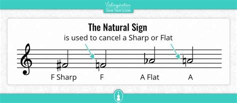 Violin Key Signatures The Natural Sign Key Signatures Violin
