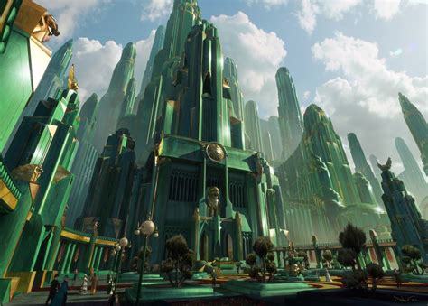 Oz The Great And Powerful Concept Art Of The Emerald City And Its Citizens