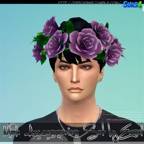 Male Accessories Set By Ersel At Ersch Sims Sims 4 Updates