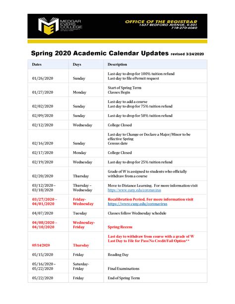 Cuny Spring 2024 Calendar