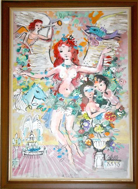 Charles Cobelle Burlesque After Chagall Painting By Charles