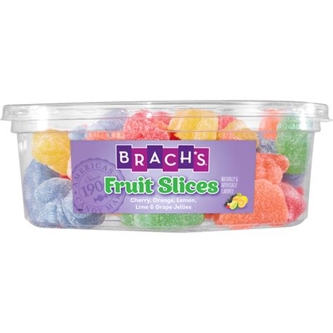 Brachs Fruit Slices Candy 22 Oz Tub Packaged Candy Riesbeck