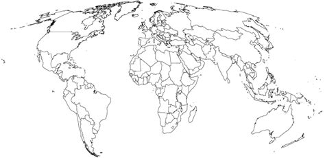 World Blank Map By Dinospain On Deviantart Blank Map Of The World