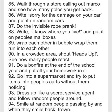 Funny Bucket List Crazy Things To Do With Friends Friends Funny