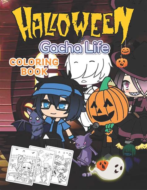 Buy Gacha Life Halloween Coloring Book Featuring Official Anime