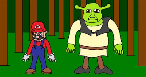 Mario And Shrek By We Are Most Awesome On Deviantart