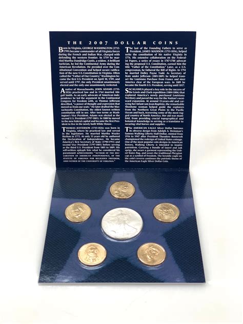 Lot 2007 Us Mint Annual Uncirculated Dollar Coin Set