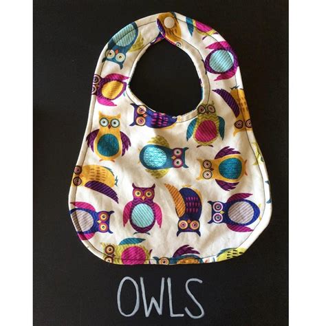 Owl Bib Owls Bibs Toddler Bibs Infant By Chalkfullofbabylove