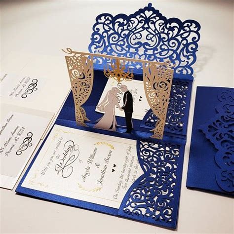 Pop Up Wedding Invitations 3d Wedding Invitations By Tadacards Unique