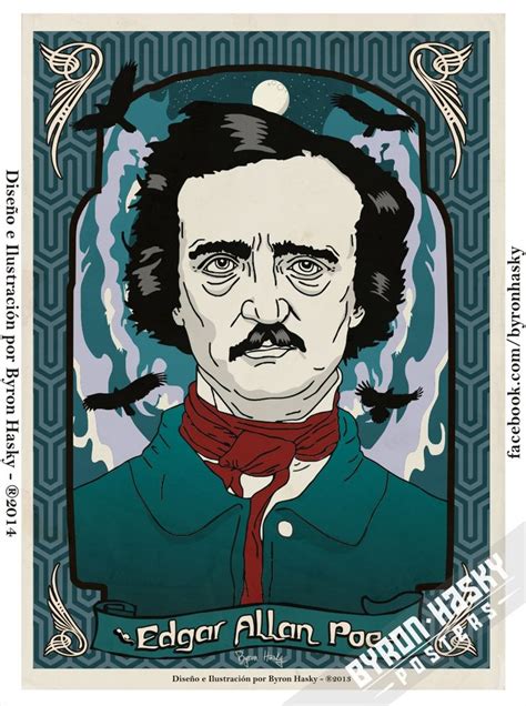 Edgar Allan Poe January 19 1809 October 7 1849 Poster By Byron