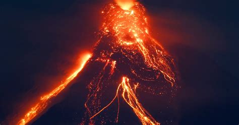 Mount Mayon Volcano Erupts In Philippines As Lava Smoke And Ash Spew