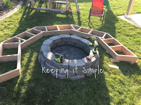 We did not find results for: DIY Fire Pit Bench with Step by Step Insructions • Keeping ...