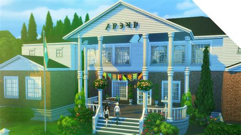 The Sims 4 Speed Build — Sorority House Youtube