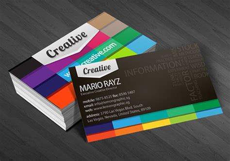 You will very likely not need all the elements. Creative Business Card - Lemon Graphic | Singapore ...