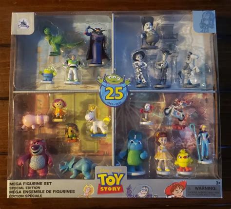 Disney Toy Story Mega Figurine Figure Set 25th Year Special Edition