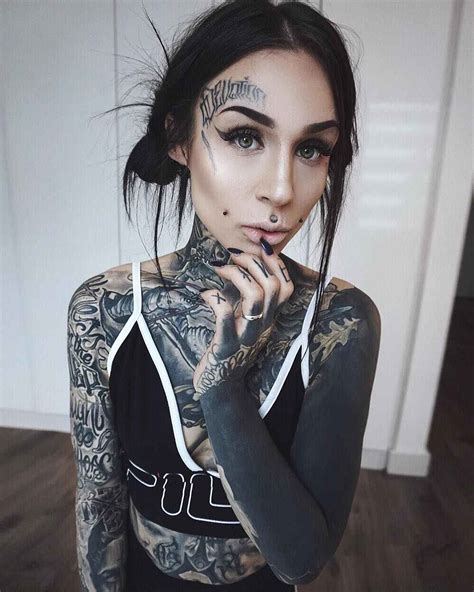 Tattoo Model Monami Frost Irena Straume INKPPL