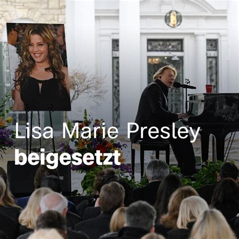 Elvis Tochter Lisa Marie Presley Beigesetzt Fans Und Angehörige Haben Der Verstorbenen Elvis